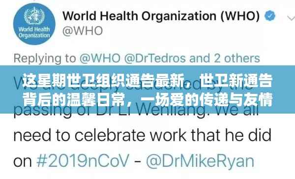 世卫新通告背后的温馨日常,爱的传递与友情之旅启程